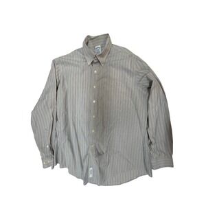 Brooks Brothers shirt‎ Men's size XL multicolor striped button-down long-sleeve